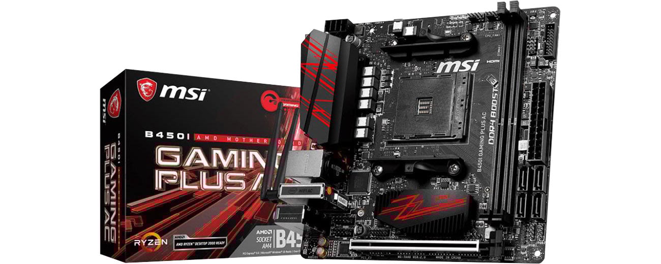 Płyta główna Socket AM4 MSI B450I GAMING PLUS AC