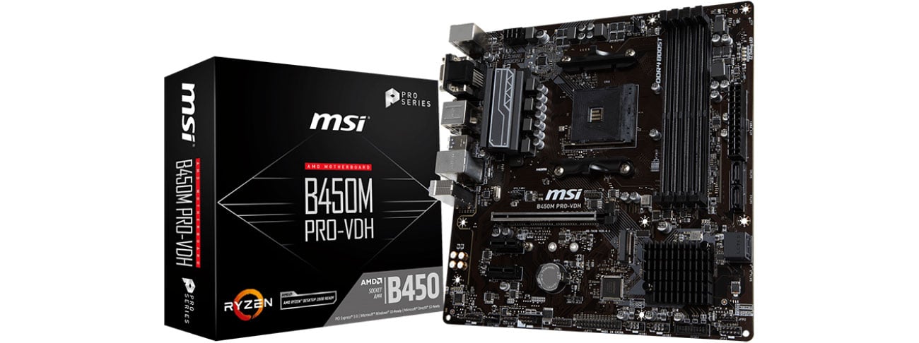 Płyta główna Socket AM4 MSI B450M PRO-VDH