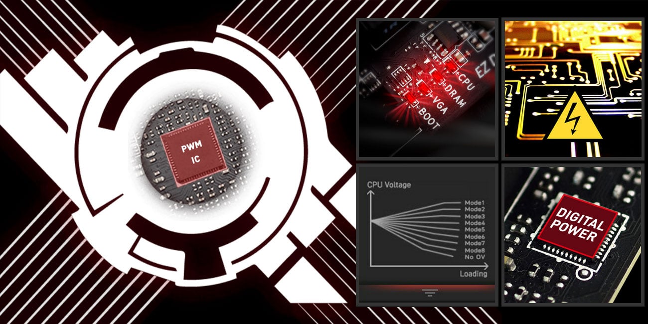 MSI B450M Gaming Plus Zaawansowane rozwiązania do overclockingu