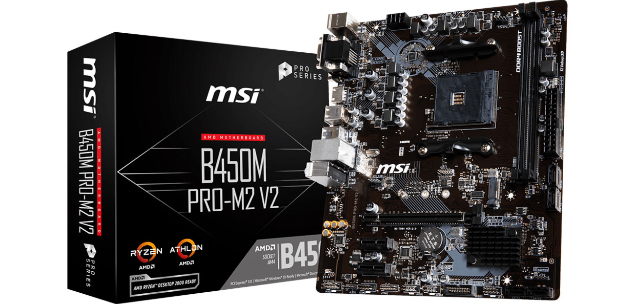 Płyta główna Socket AM4 MSI B450M PRO-M2 v2