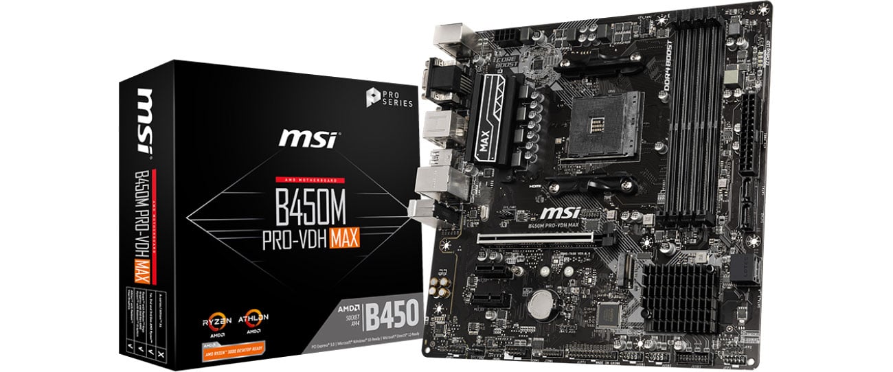 Płyta główna Socket AM4 MSI B450M PRO-VDH MAX