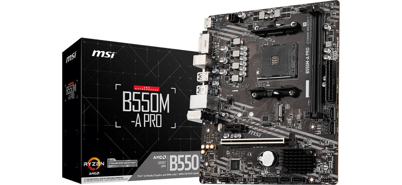 Płyta główna Socket AM4 MSI B550M-A PRO