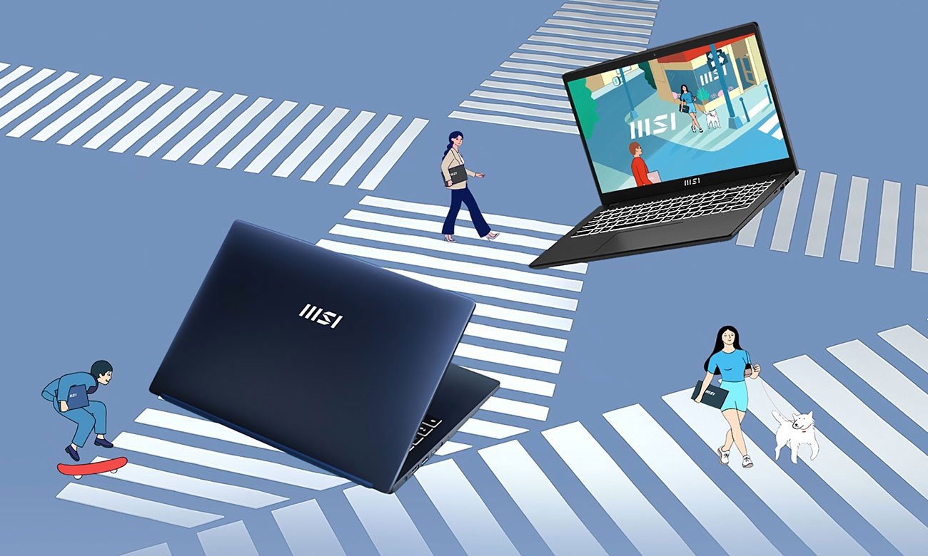 MSI Modern 15 H wygląd