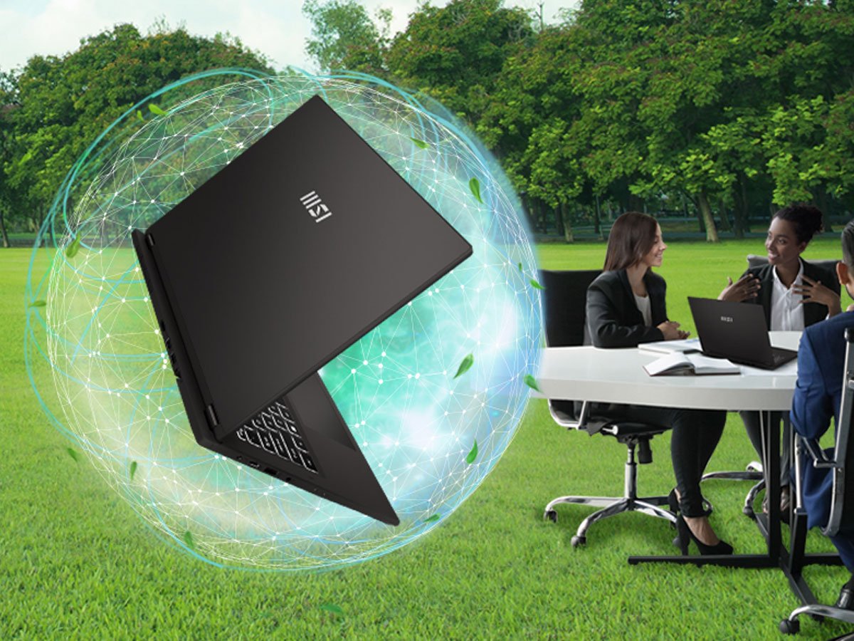 MSI Commercial 14 H wygląd laptopa