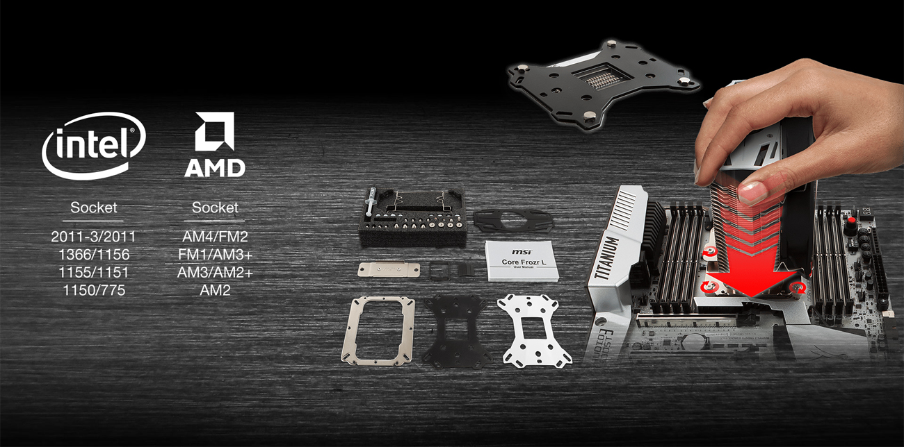 MSI Core Frozr L łatwa instalacja