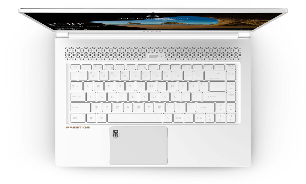 MSI P65 Creator 8RE Czytnik linii papilarnych