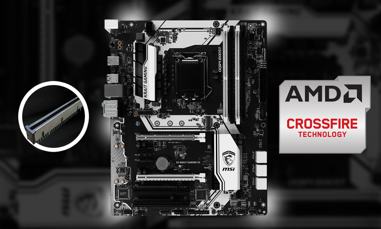 MSI E3 KRAIT GAMING V5 Optymalizacja do pracy z wieloma kartami graficznymi