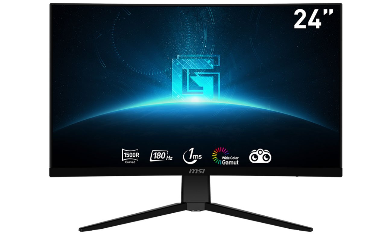 MSI G2422C widok z przodu