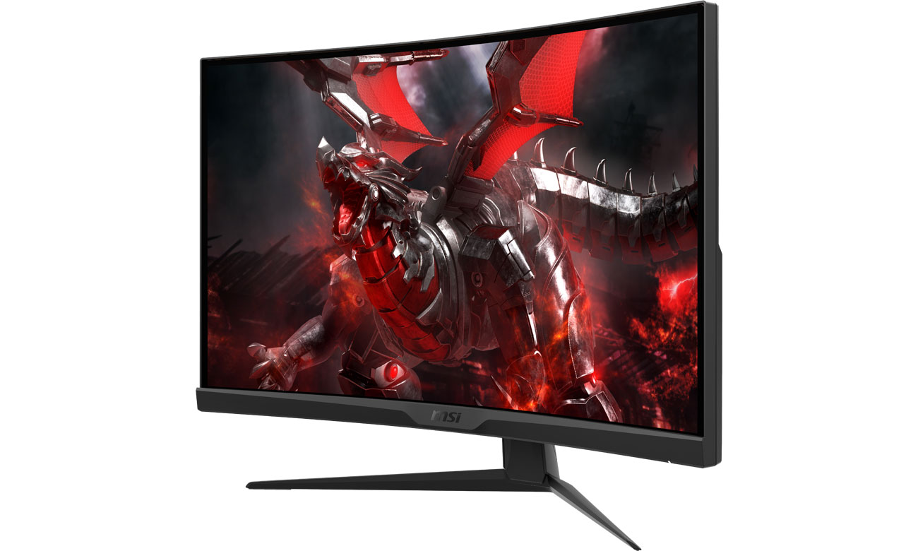 MSI G272C widok z przodu pod kątem