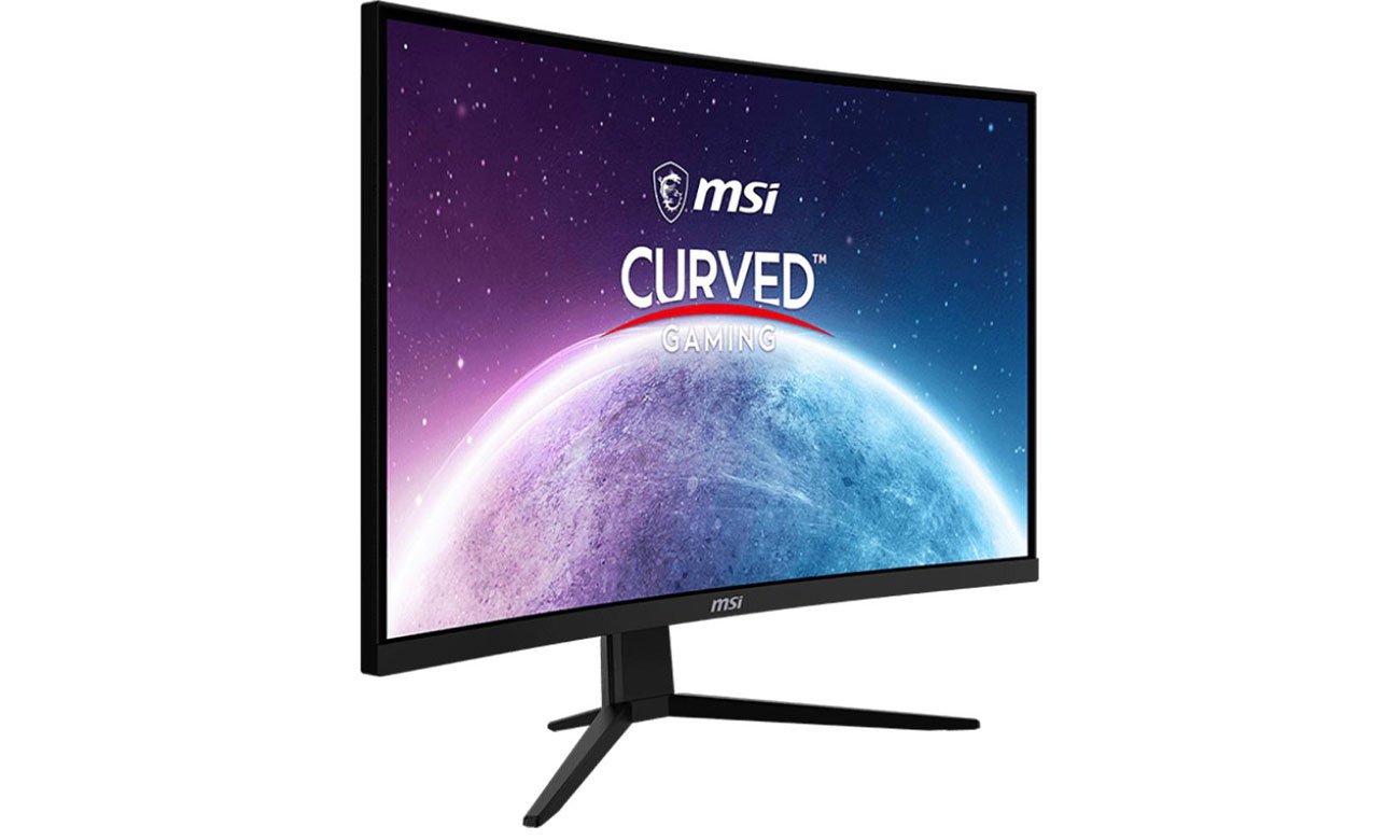 MSI G273CQ Ansicht von vorne im Winkel