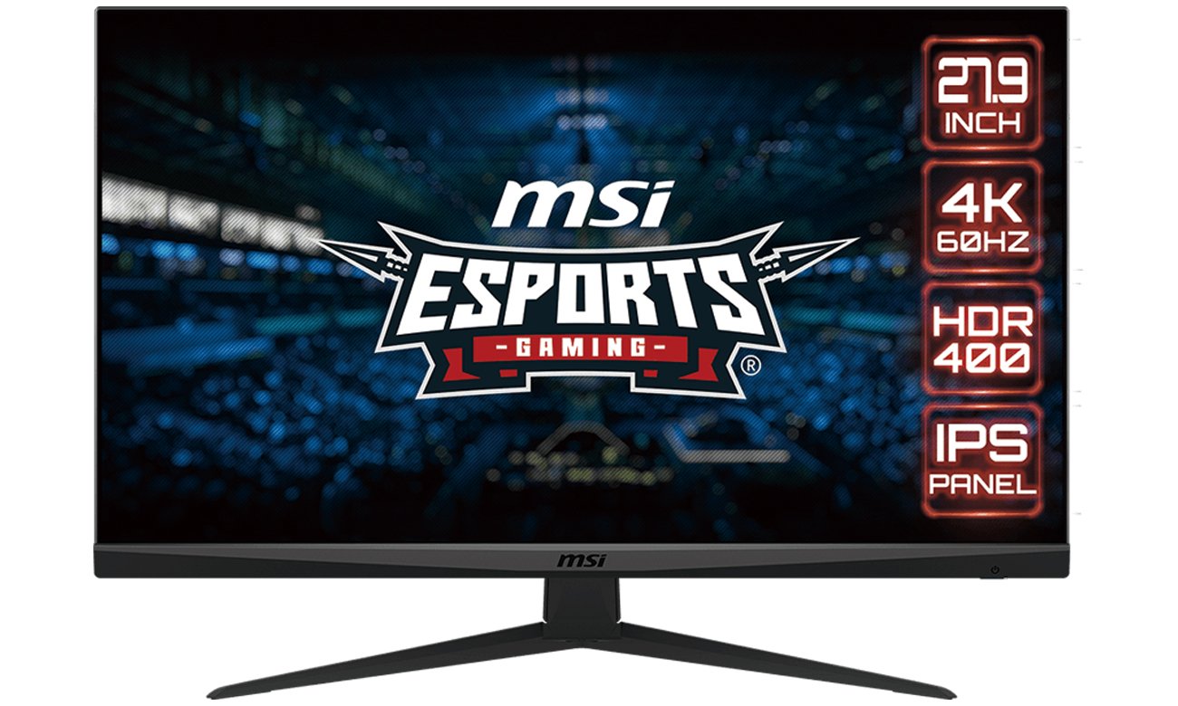 MSI G281UV widok z przodu
