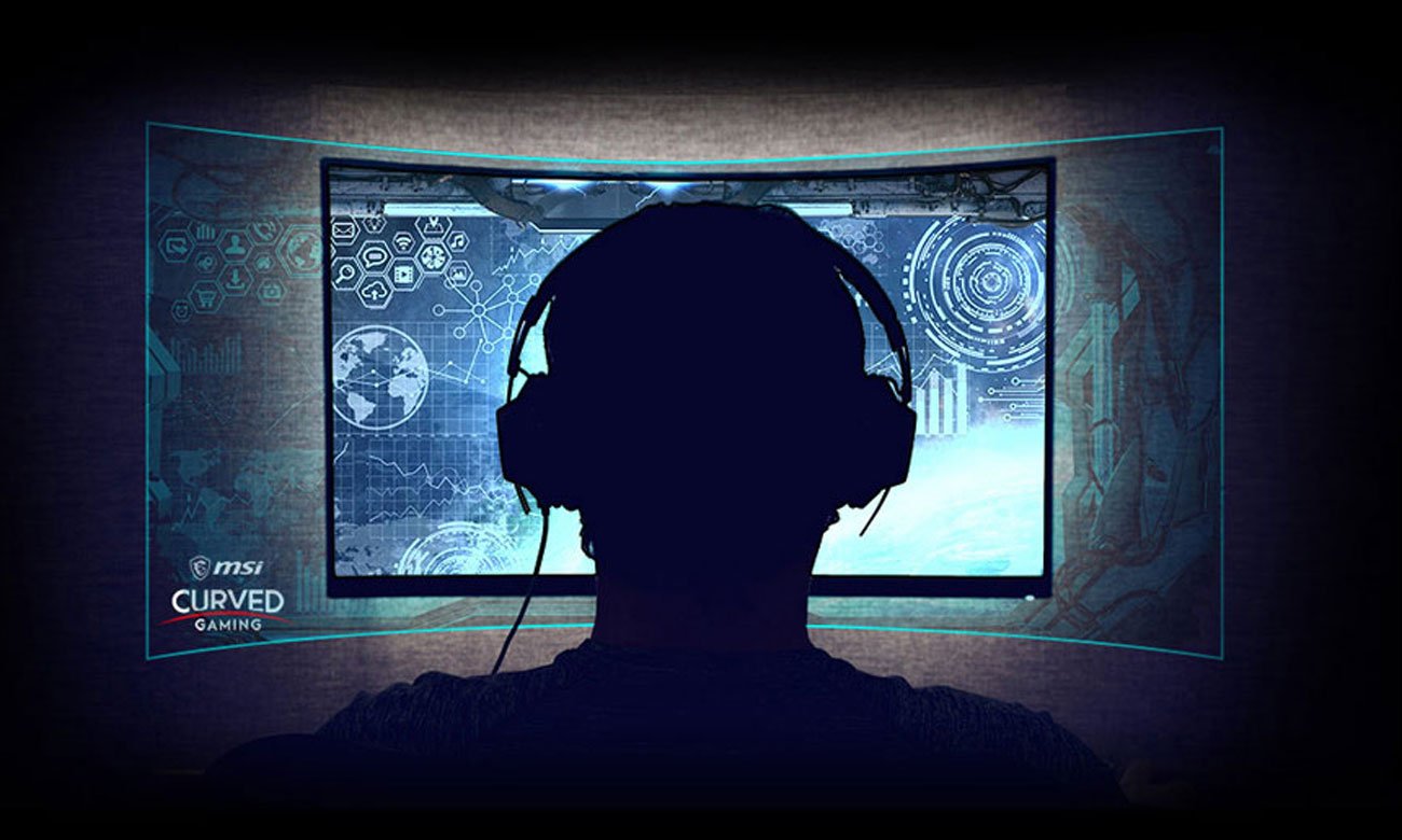 MSI G321CUV zakrzywienie