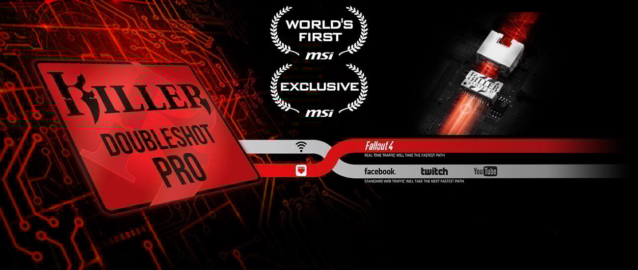MSI GE73VR 7RE Killer DoubleShot