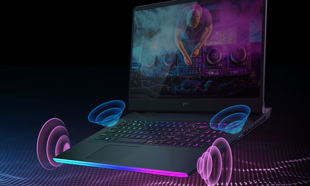 Głośniki MSI GE76