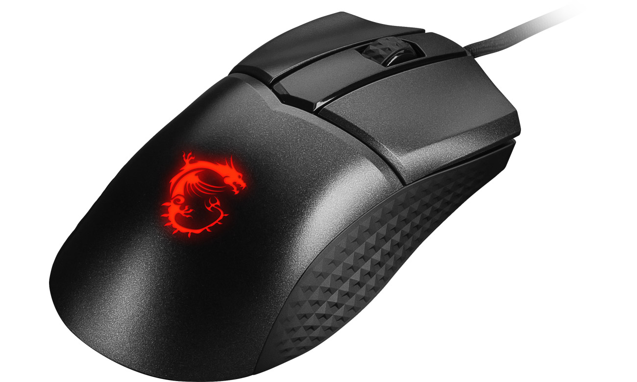 MSI CLUTCH GM31 LIGHTWEIGHT widok z góry pod kątem