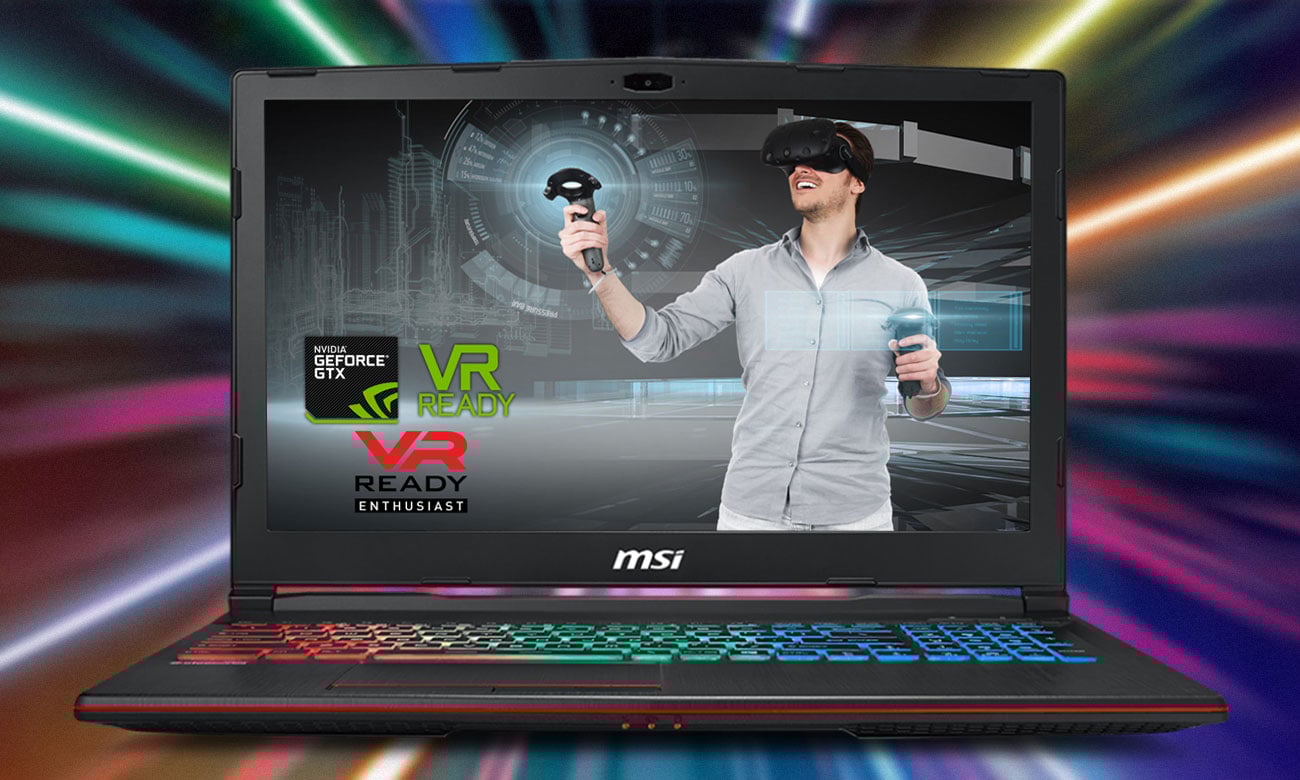 MSI GP63 Leopard 8RD Wejdź do fascynującego świata VR