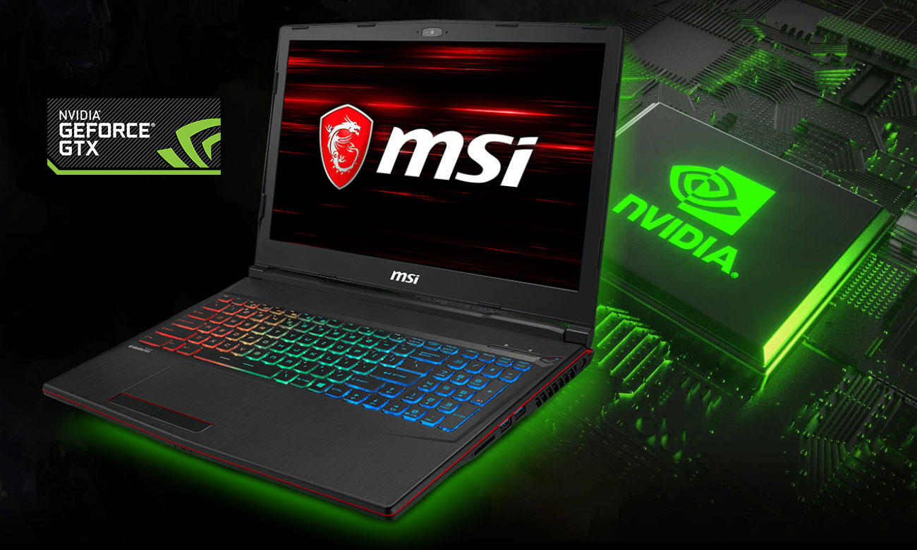 MSI GP63 Leopard 8RD Perfekcyjny gaming z GeForce GTX 1050Ti