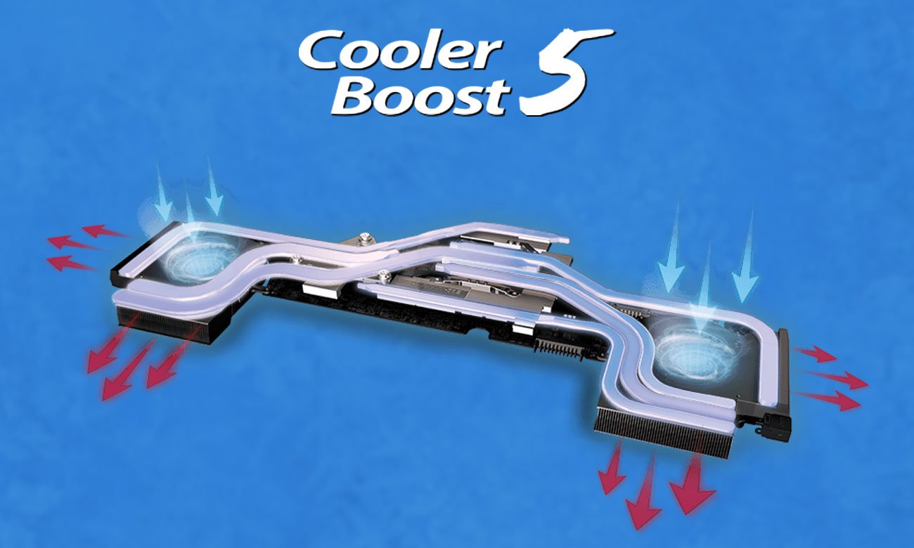 MSI GP73 Leopard 8RD Chłodzenie Cooler Boost 5