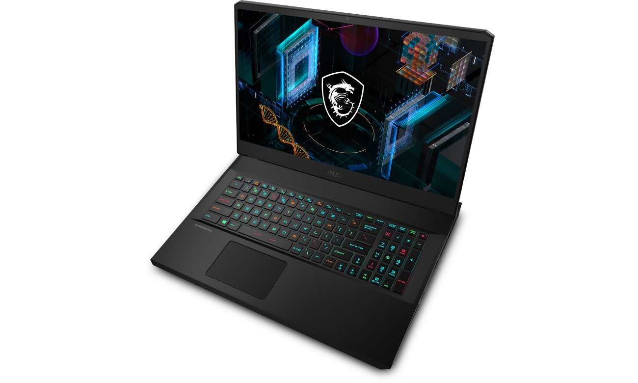 MSI GP76 ekran i klawiatura