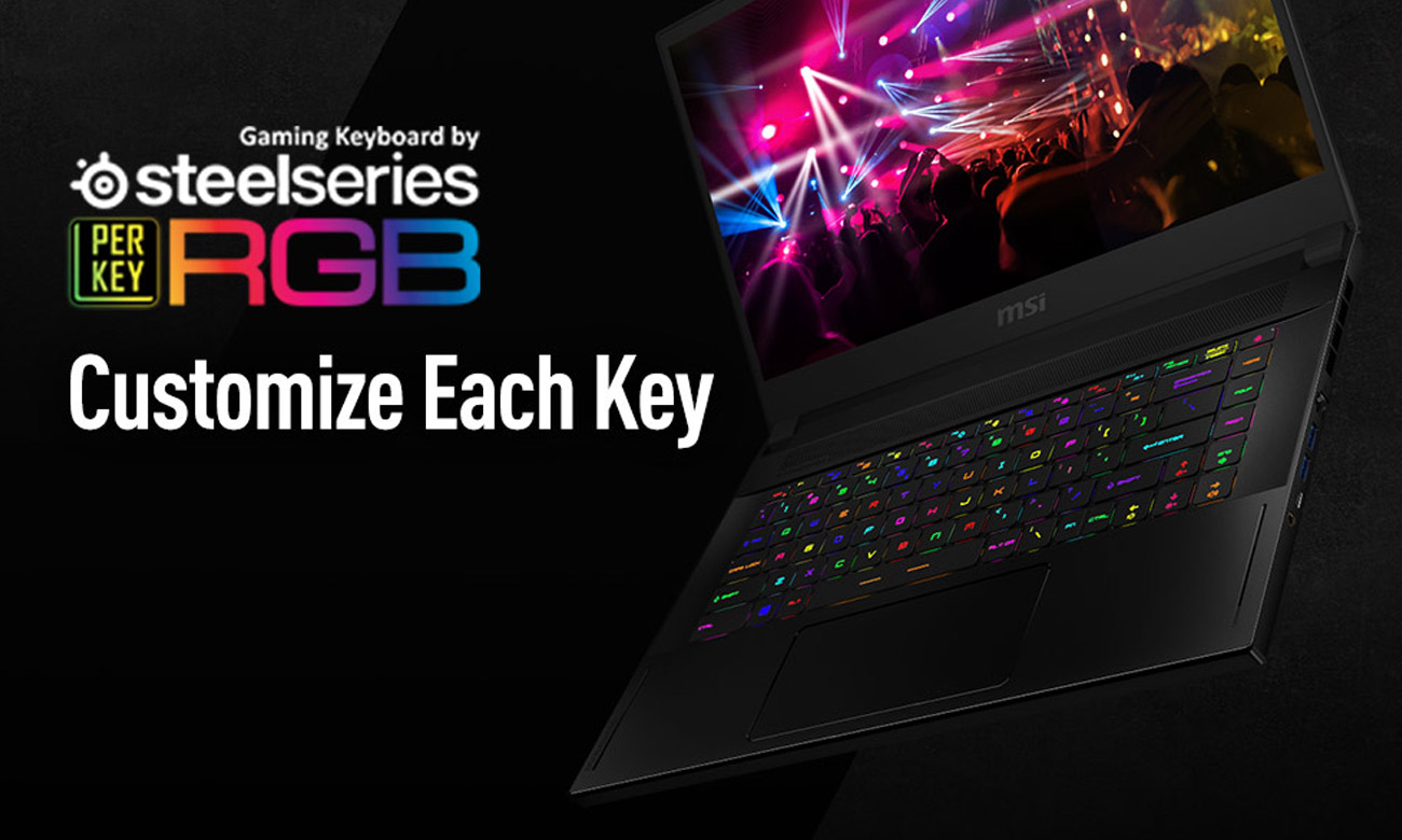 Podświetlana klawiatura firmy SteelSeries