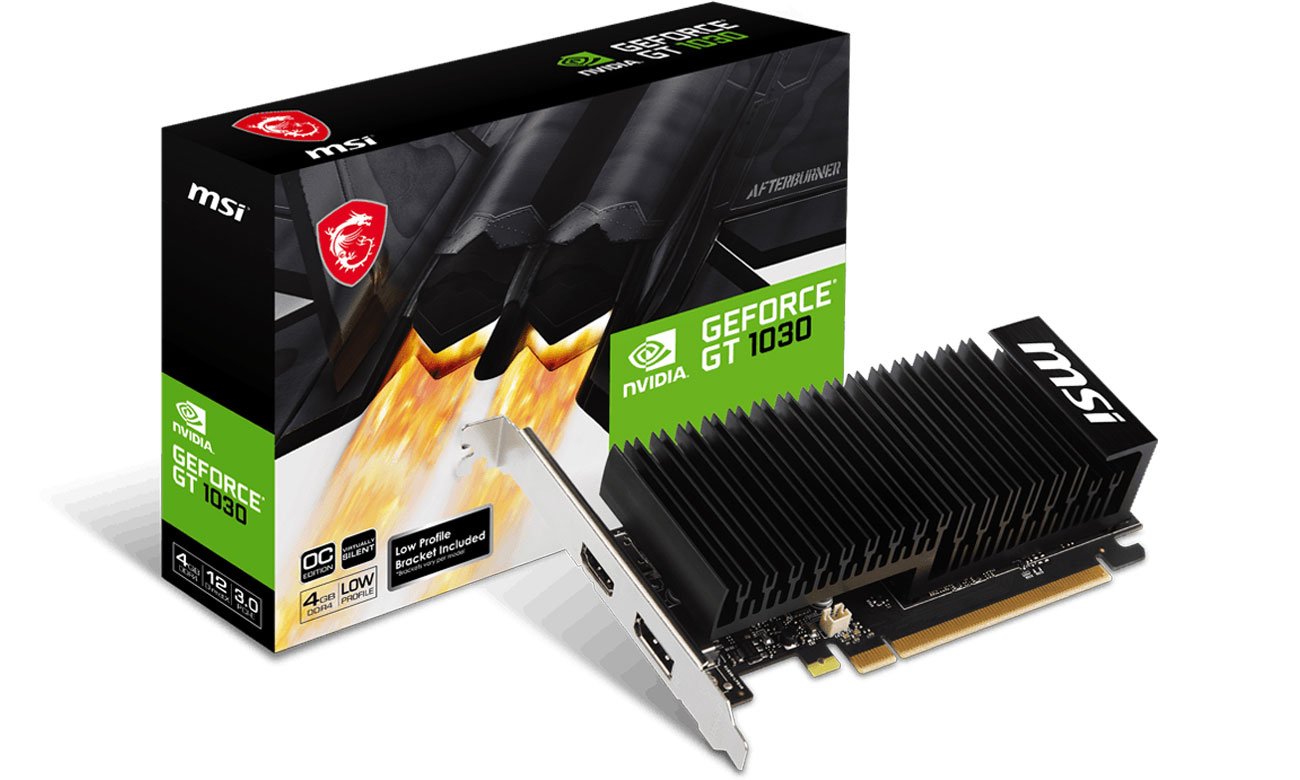 MSI GeForce GT 1030 2GHD4 LP OC 2 GB DDR4