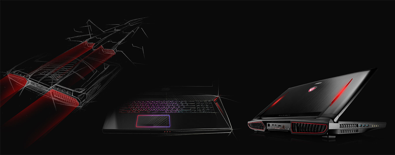 Laptop Gamingowy MSI GT73EVR technologia SLI wytrzymałe materiały smukły wydajny