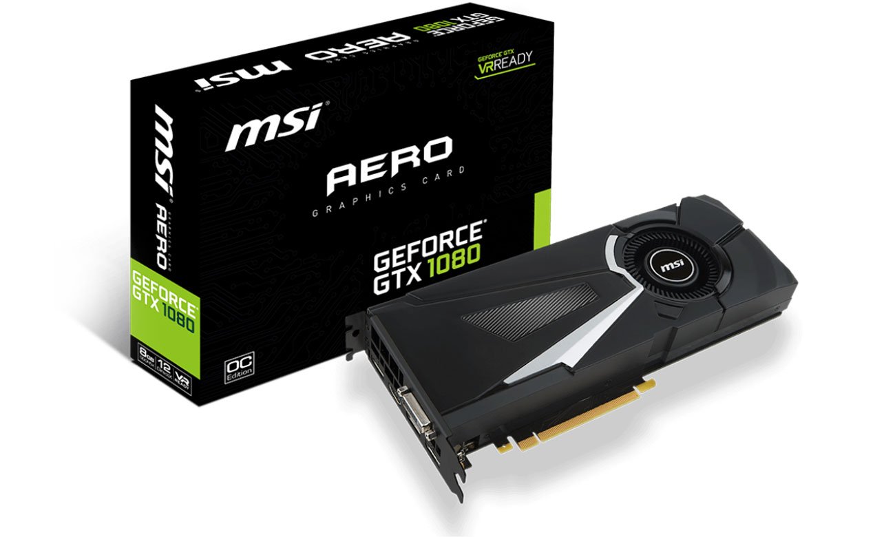Karta graficzna MSI GeForce GTX 1080 AERO