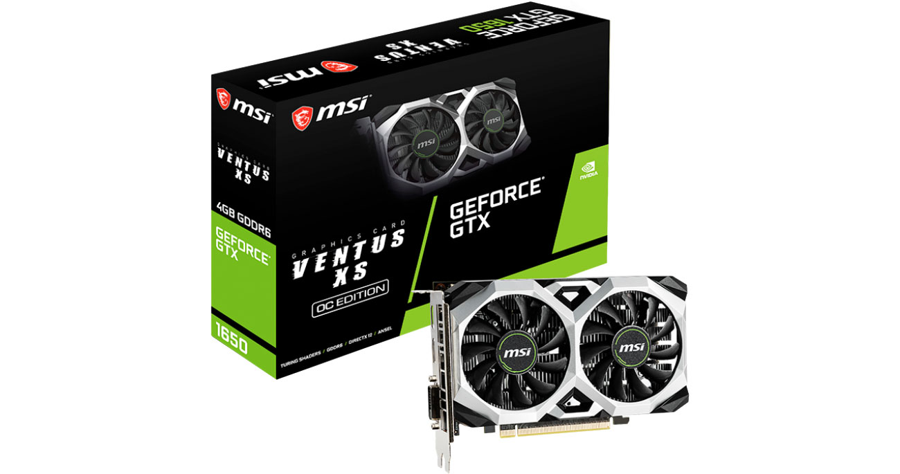 Karta graficzna NVIDIA MSI GeForce GTX 1650 D6 VENTUS XS 4GB GDDR6