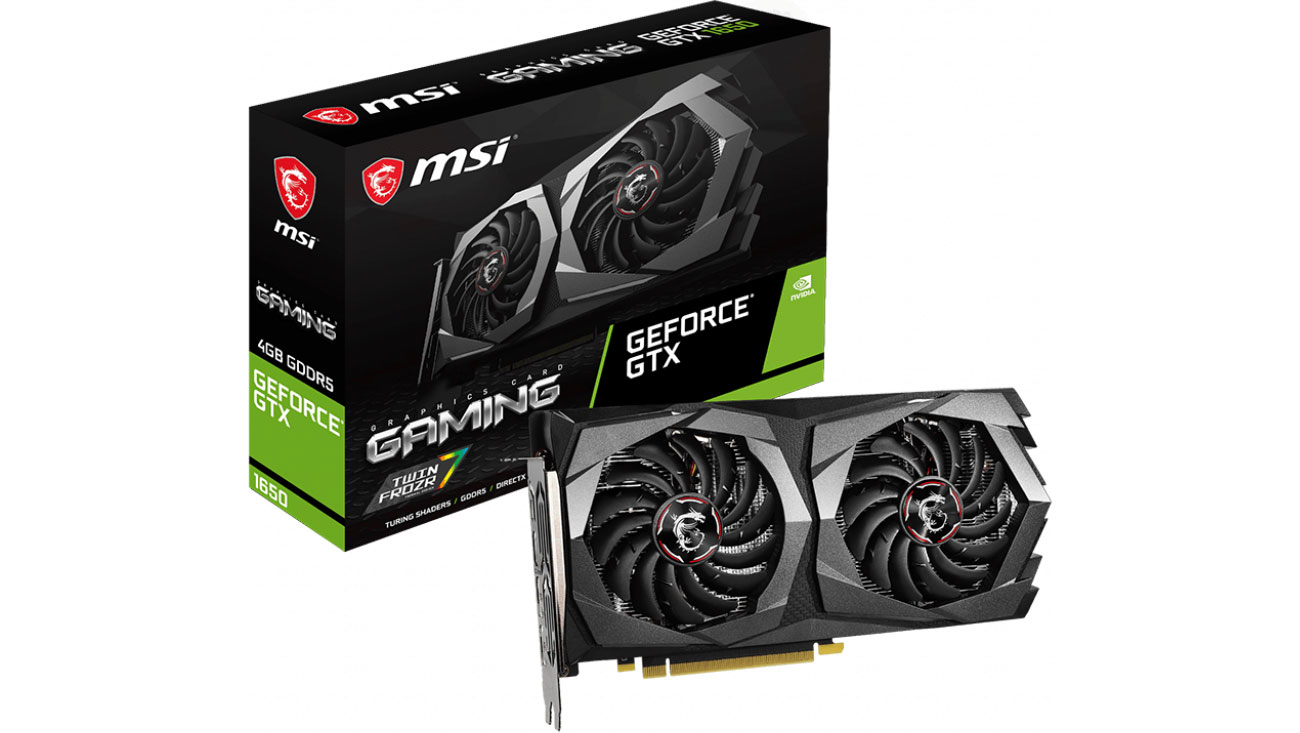 Karta graficzna NVIDIA MSI GeForce GTX 1650 GAMING 4G GDDR5