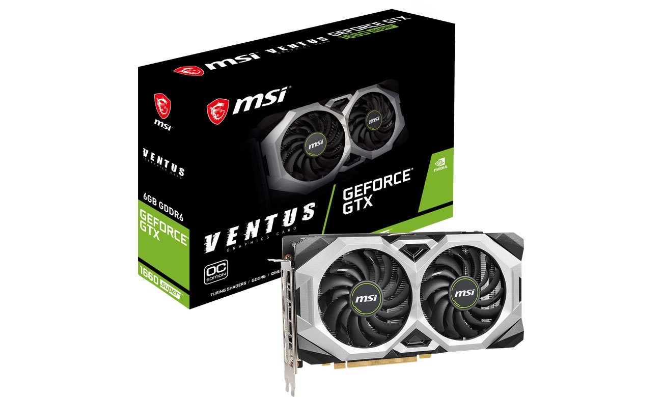 Karta graficzna MSI GeForce GTX 1660 SUPER VENTUS OC 6GB GDDR6 GTX 1660 SUPER VENTUS OC