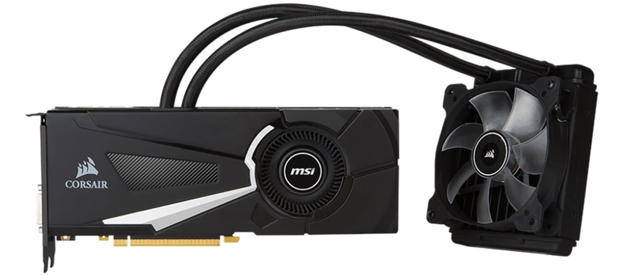MSI GeForce GTX 1080 SEA HAWK X 8GB - Chłodzenie cieczą