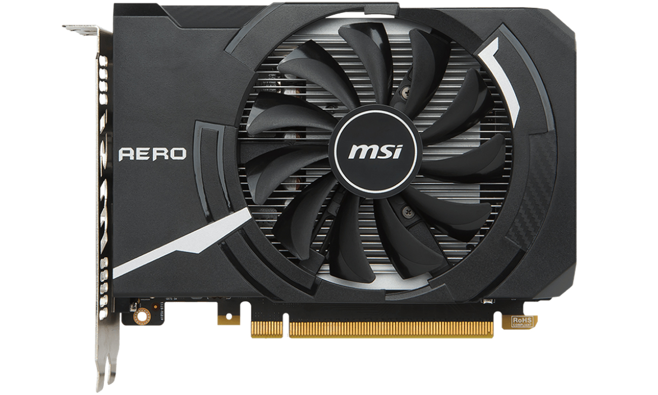 GeForce GTX 1050 Ti AERO ITX Niewielkie rozmiary, wielkie uderzenie