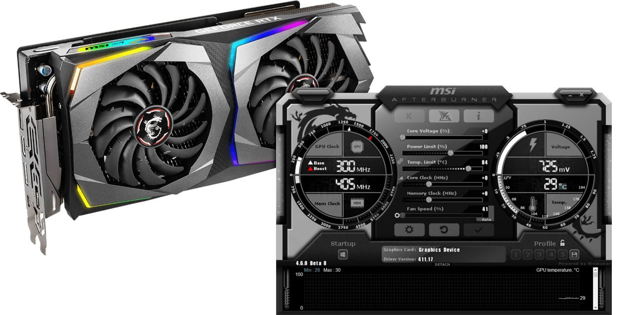 Настройки rtx 2070 для майнинга msi afterburner