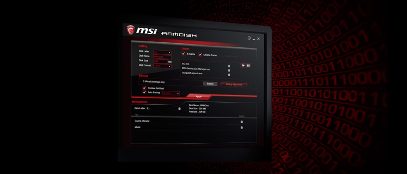 MSI RAMDISK