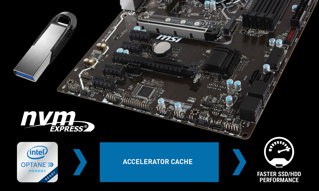 MSI H270-A PRO M.2 NVMe Intel Optane USB 3.1 Gen1