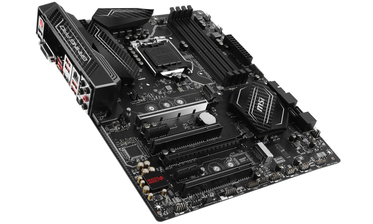 Płyta główna MSI H270 GAMING PRO CARBON Widok z przodu