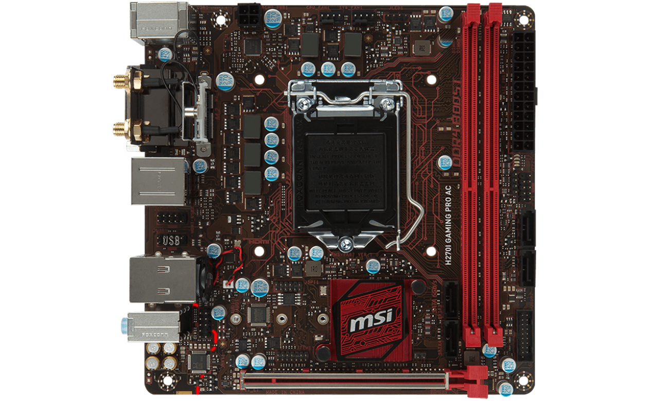 Płyta główna MSI H270I GAMING PRO AC Przód X-Boost