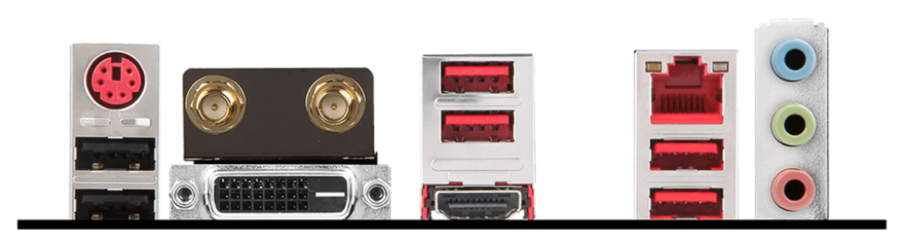 Płyta główna MSI H270I GAMING PRO AC Porty