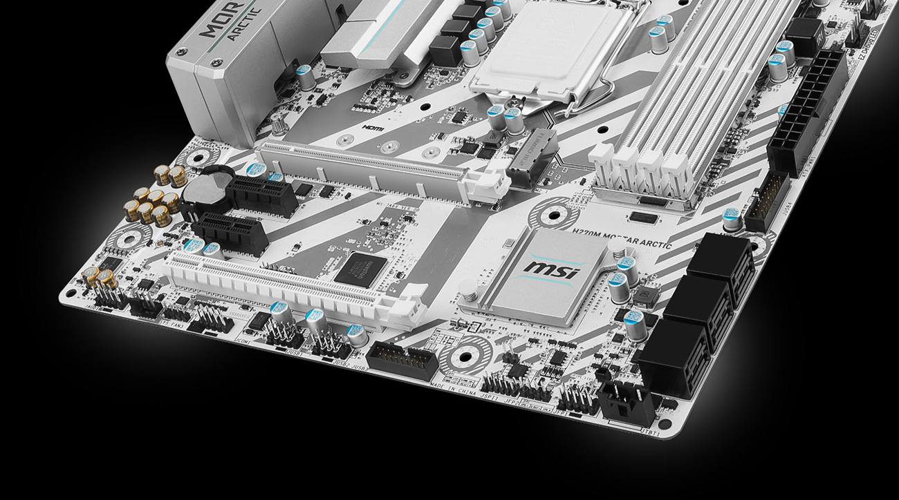 MSI H270M MORTAR ARCTIC おまけ+4gbRAM MSI H270M MORTAR ARCTIC (2xPCI-E DDR4 USB3.1/M.2) - Płyty