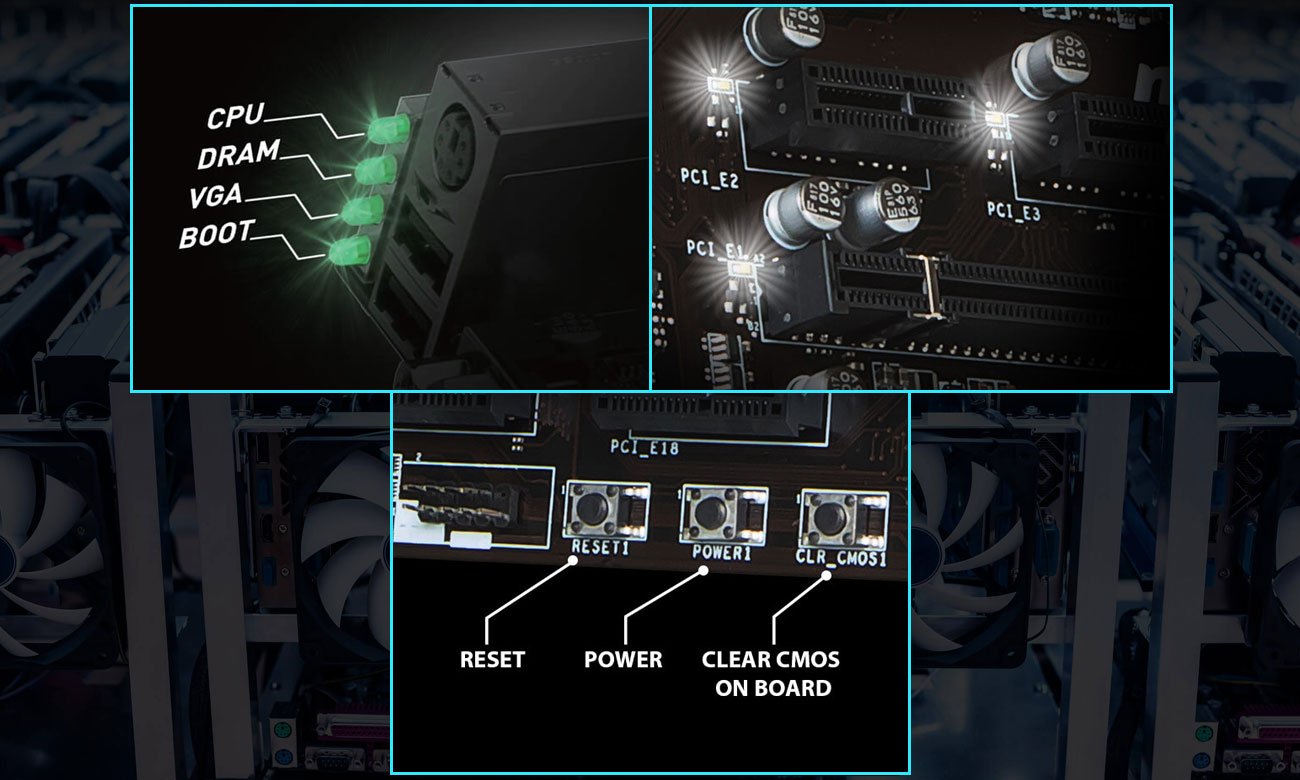 MSI H310-F PRO Funkcja Mining Guard