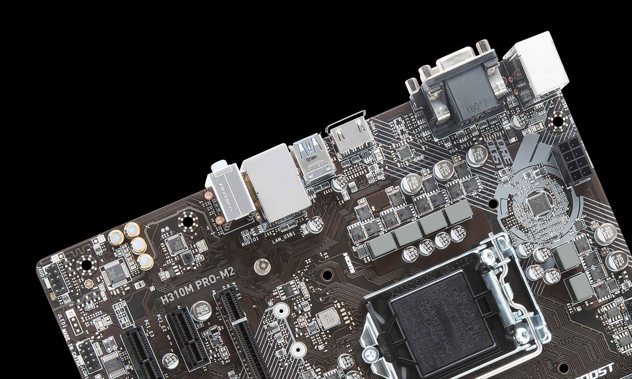 MSI H310M PRO-M2 Bezpieczeństwo i stabilność