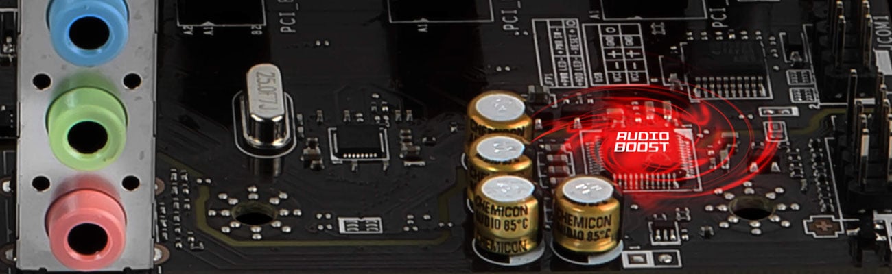 MSI H310M PRO-D System Audio Boost Profesjonalna jakość dźwięku