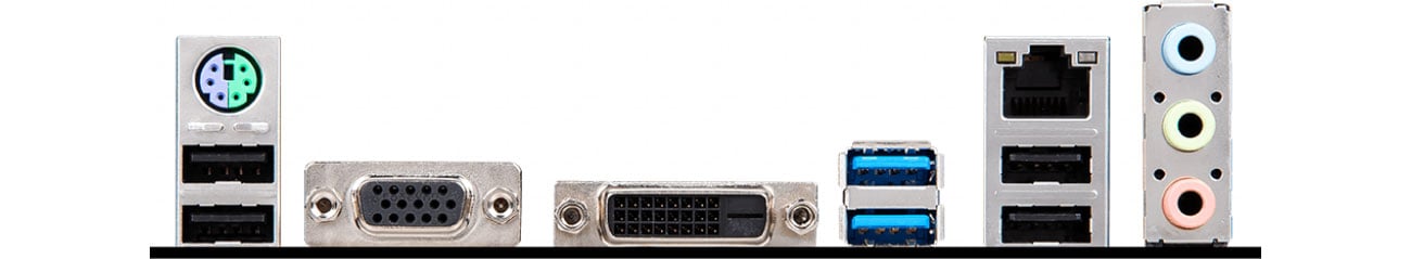 MSI H310M PRO-VD PLUS Złącza zewnętrzne