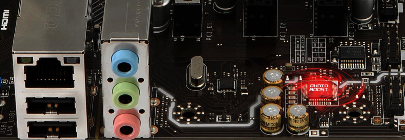 MSI H310M PRO-VH System Audio Boost Profesjonalna jakość dźwięku