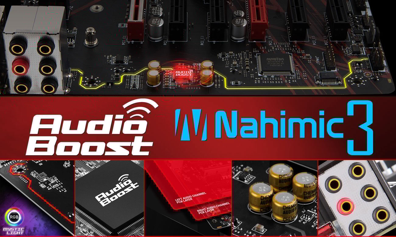 MSI H370 Gaming Plus MSI Audio Boost