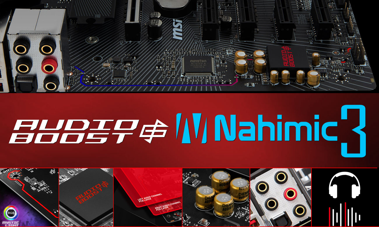 MSI H370 Gaming Pro Carbon MSI Audio Boost