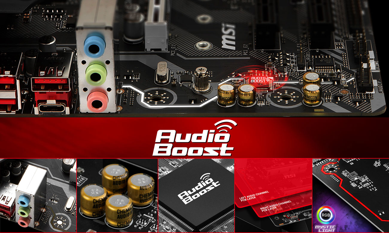 MSI H370M Bazooka System Audio Boost