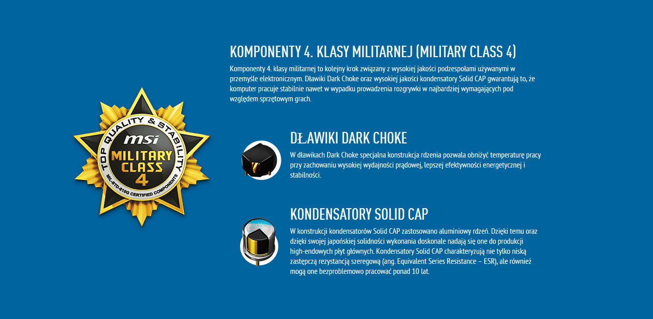 MSI H81M PRO-VD płyta główna military class4 dark choke solid cap