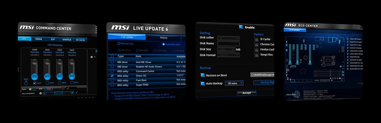 MSI H97 GUARD-PRO oprogramowanie