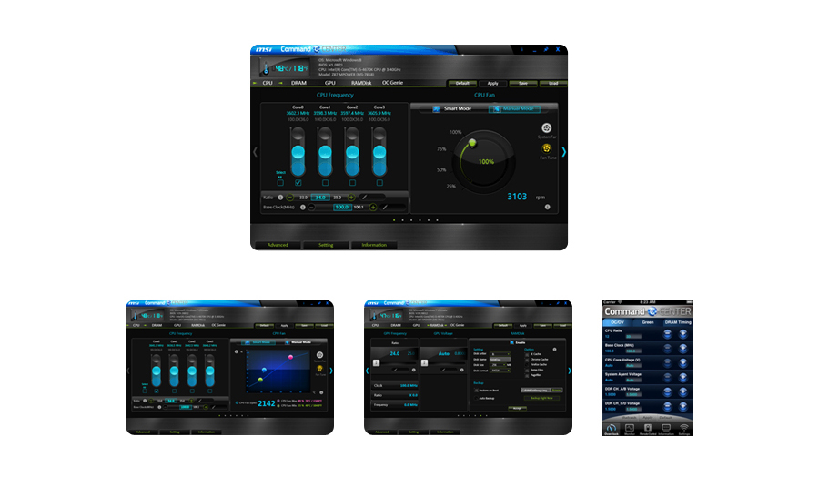 MSI H97 PC MATE - Command Center